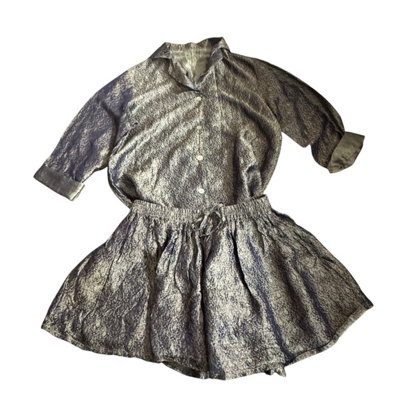 Women's Michelle Garcia Handmade Italian Designer Two Piece Skirt Set - Picture 1 of 12